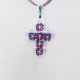 Small Cross - Trina-Mauve Suedine - 2